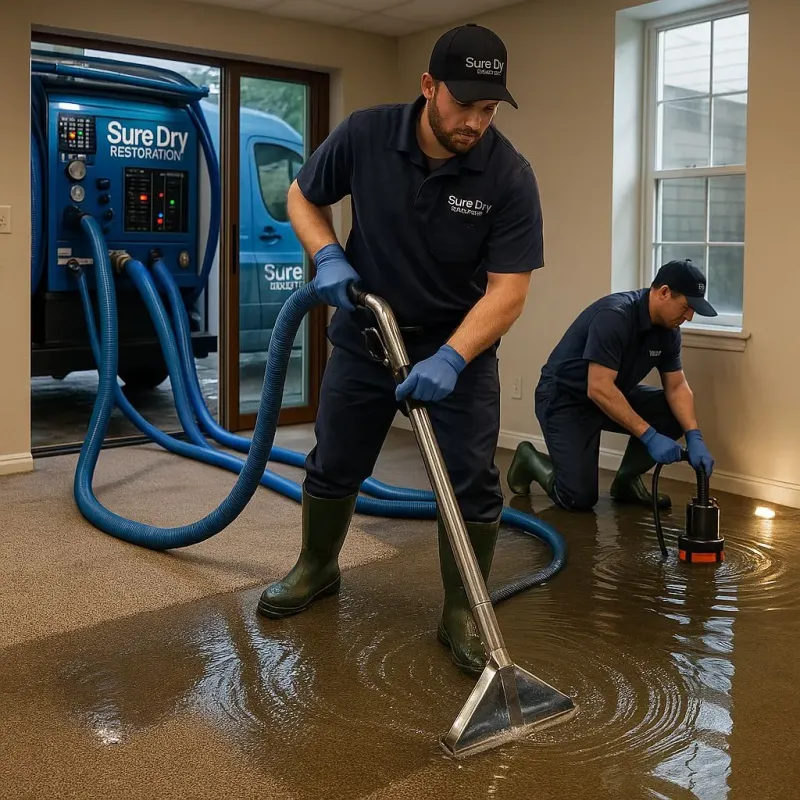 Water Extraction and Removal process in Cayuco, PR